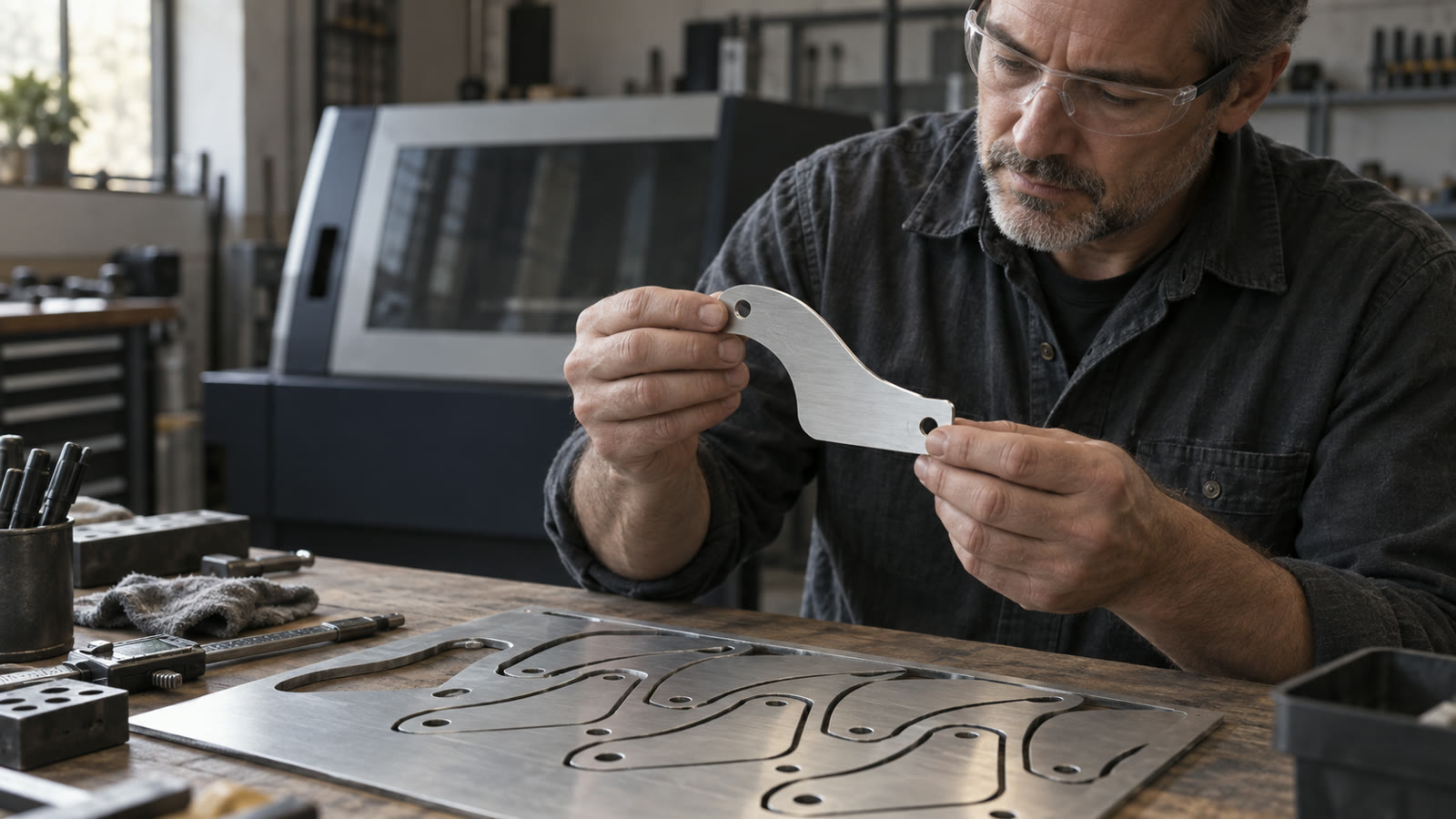 Plattenbelegung für Laser, CNC und Plasma